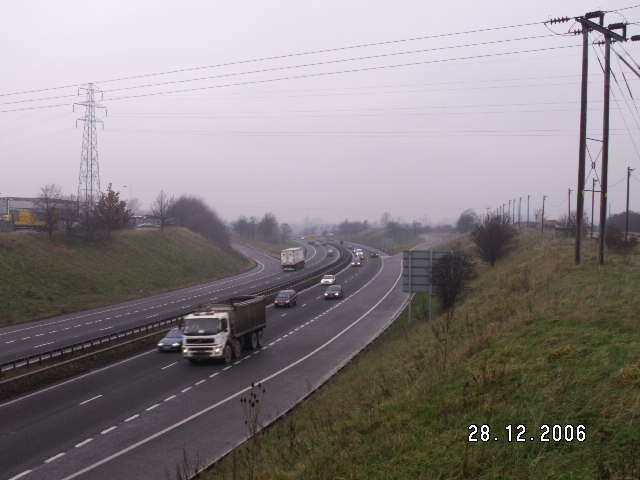 File:A1(M) Doncaster Bypass from Melton Road.jpg