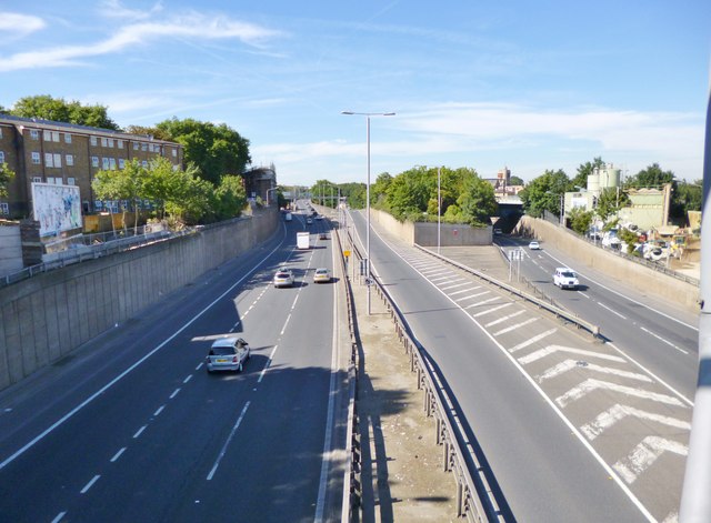 File:Hackney Wick, East Cross Route (C) Mike Faherty - Geograph - 3122786.jpg