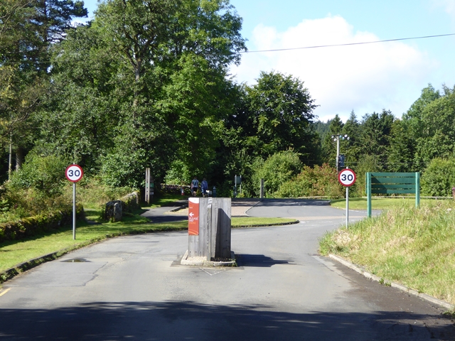 File:Toll road pay point at Kielder Castle - Geograph - 5505863.jpg