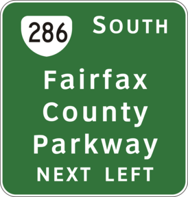 File:Va-286-fairfax-co-pkwy-next-left-sign.png