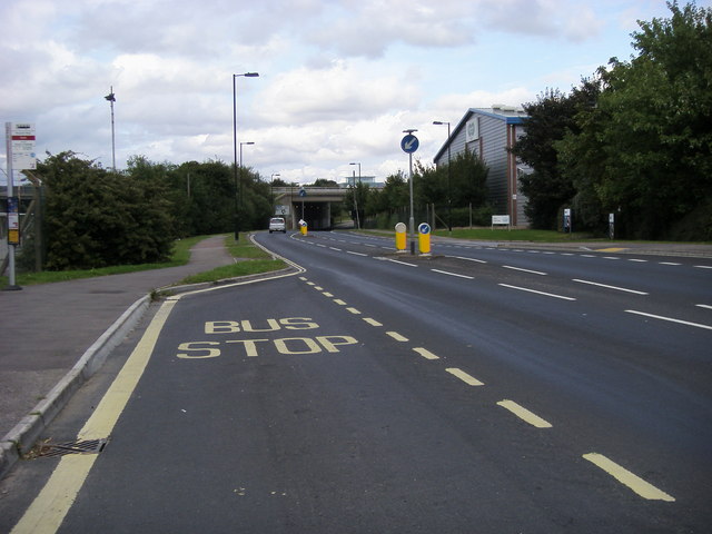 File:Bus Stop on Wide Lane (C) Shaun Ferguson - Geograph - 947811.jpg