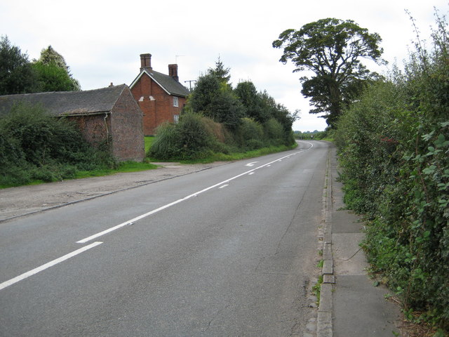 File:Looking west along the A531 - Geograph - 549291.jpg