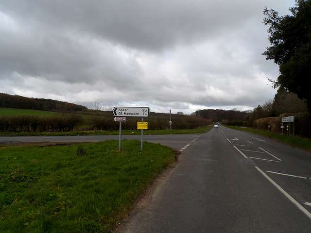 File:Junction near Great Hampden (C) Bikeboy - Geograph - 3902075.jpg