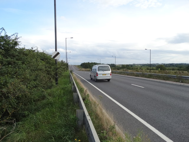 File:White Rose Way - The A6182 (C) Neil Theasby - Geograph - 4112695.jpg