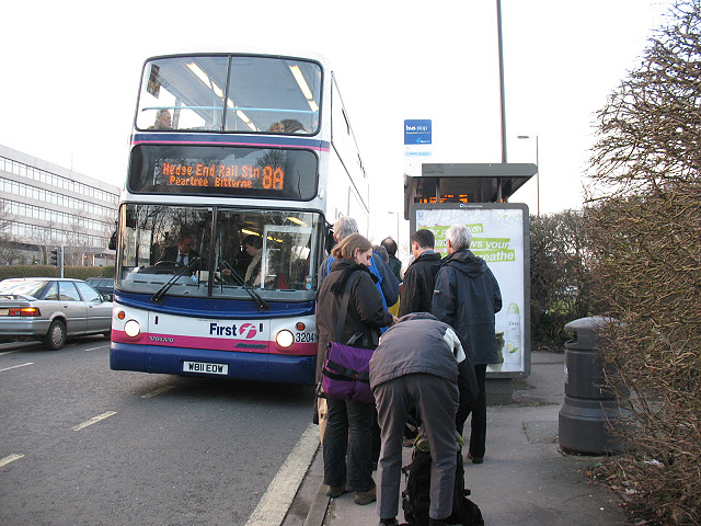 File:Bus stop on Romsey Road - Geograph - 1714408.jpg