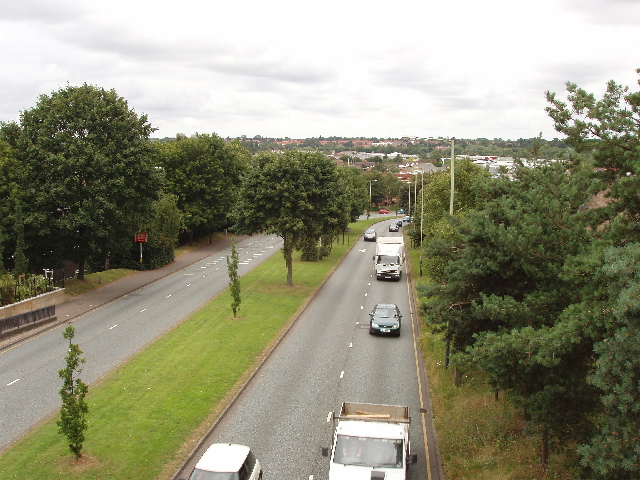 File:Grapes Hill A147 - inner ring road in Norwich - Geograph - 521455.jpg
