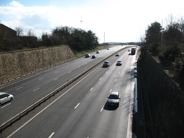 File:A1 - looking south - Geograph - 722194.jpg