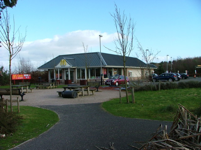 File:A Macdonald's at Broxden - Geograph - 2340235.jpg