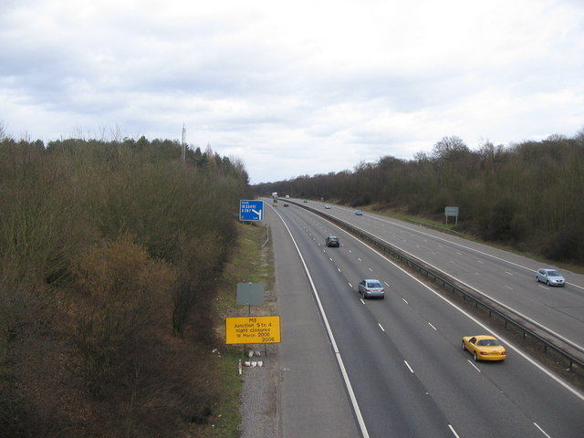 File:M3 from Heather Row - Geograph - 135141.jpg