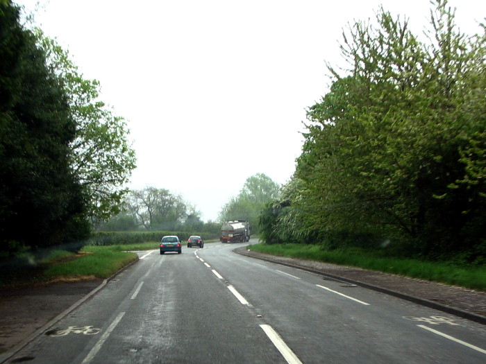 File:B4598 ( the old A40 ) with cycle paths both sides... - Coppermine - 11471.jpg
