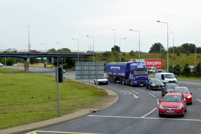 File:A10-A47 Interchange near King's Lynn - Geograph - 4627659.jpg