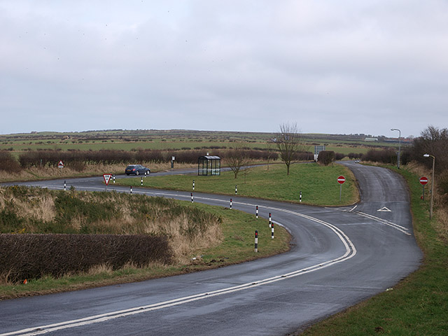 File:Junction of B1266 and A174 - Geograph - 690028.jpg