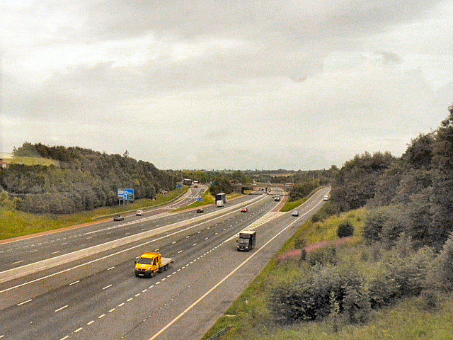 File:M6 Junction 40 - Geograph - 2036219.jpg