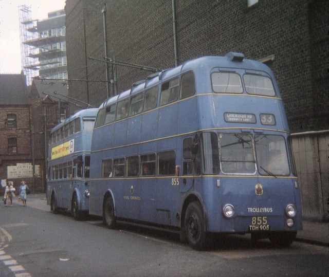 File:Trolleybuses in Walsall town centre - Geograph - 1356908.jpg
