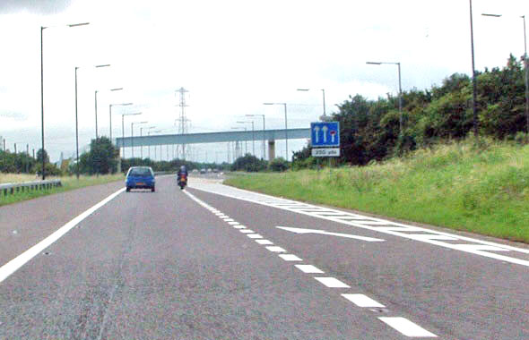 File:Leaving the M61 for the A580 to Manchester - Coppermine - 6747.jpg