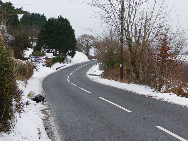 File:The A4120 thaws out in Pisgah - Geograph - 1658549.jpg