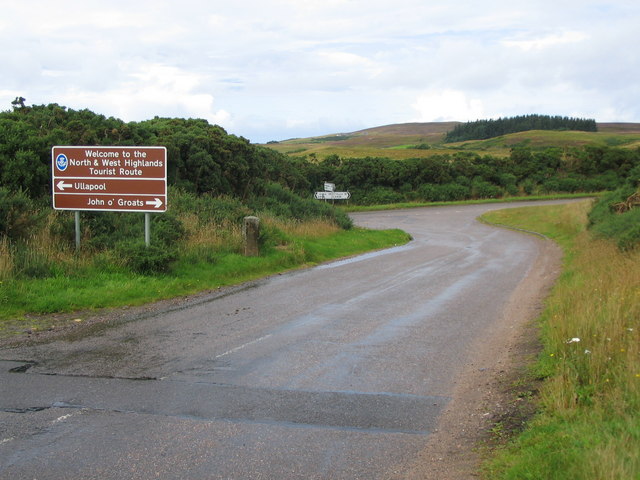 File:The end of the A897 - Geograph - 257068.jpg