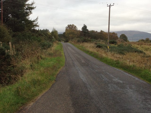 File:Minor road near Embo - Geograph - 3697796.jpg