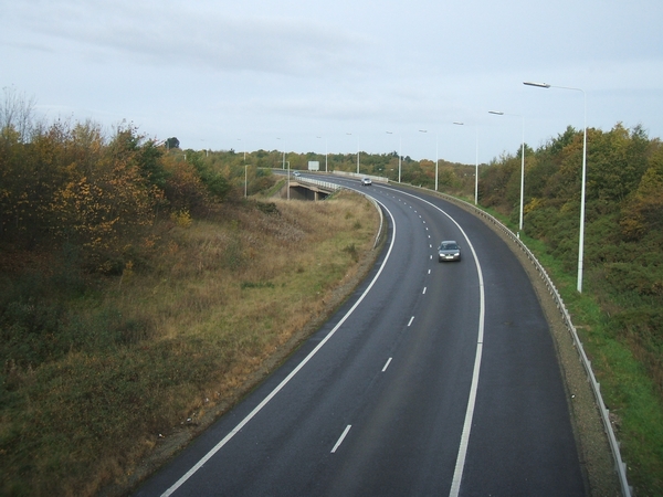 File:Southbound Slip Road from M54 - Geograph - 276696.jpg