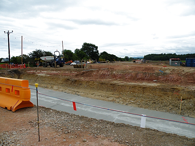 File:Fochabers Bypass Roadworks, Midsummer 2010 (8) - Geograph - 1926186.jpg