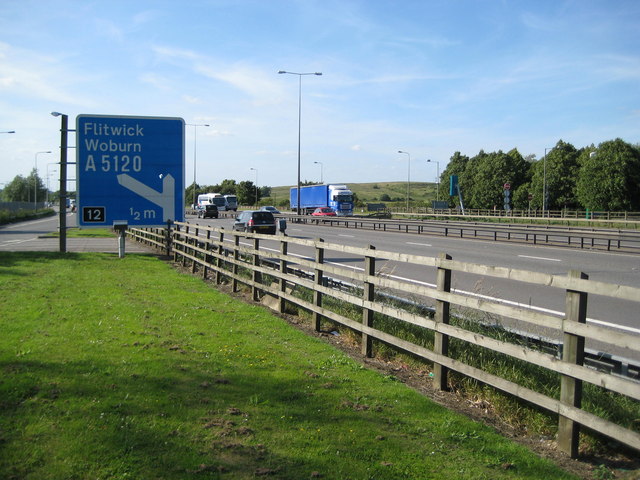 File:M1 Motorway at Toddington Services - Geograph - 872007.jpg