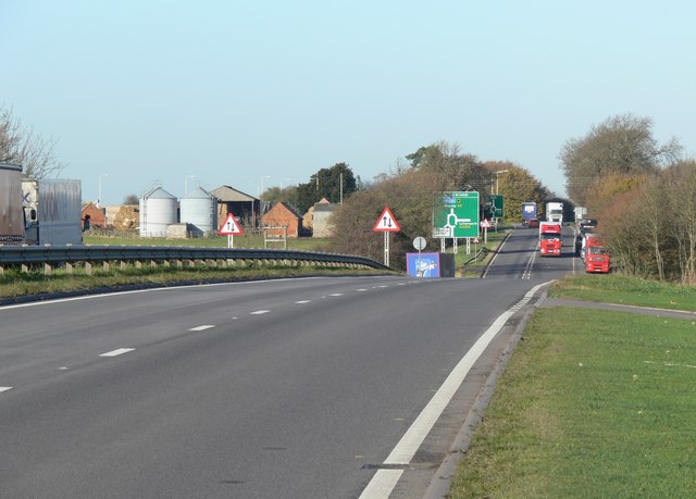 File:A5 Watling Street towards Cross in Hand - Geograph - 620640.jpg