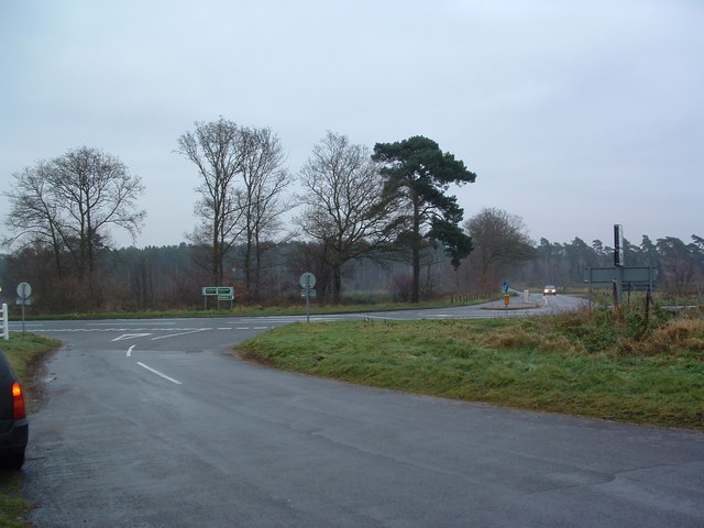 File:Cross Road On The A1065 - Geograph - 299393.jpg