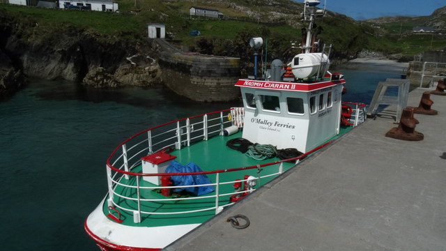 File:Inishturk - Ferry in harbour - Geograph - 5609683.jpg