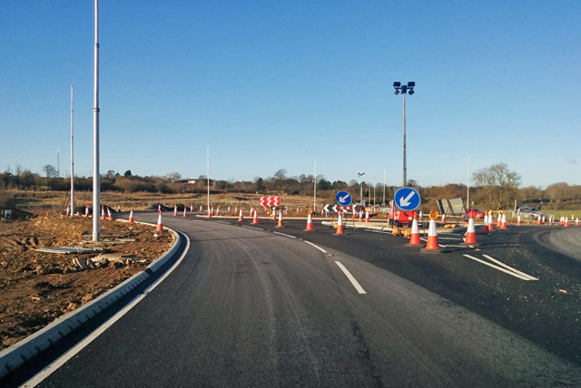 File:New roundabout on A5, Weedon - Geograph - 5647524.jpg