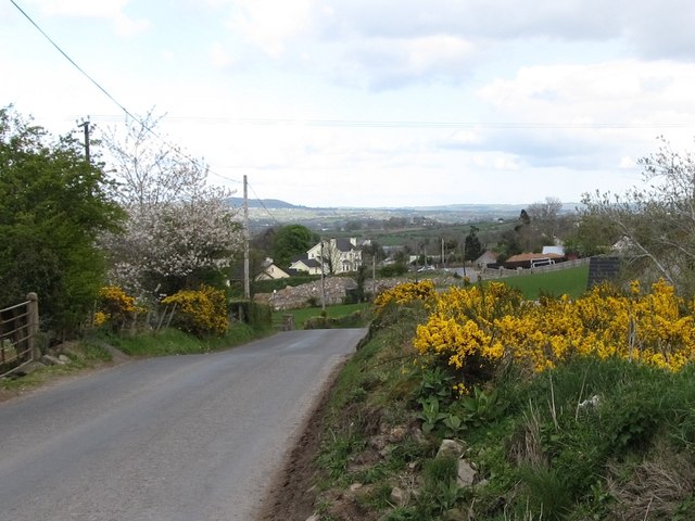 File:View north along the Drumlough Road (B7) (C) Eric Jones - Geograph - 2902193.jpg