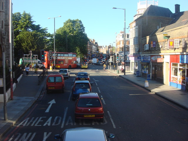 File:Mitcham Lane, approaching the junction with Streatham High Road - Geograph - 1398898.jpg