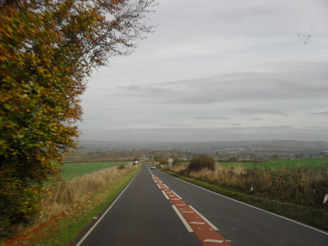 File:Downhill on the A361 - Geograph - 1591580.jpg
