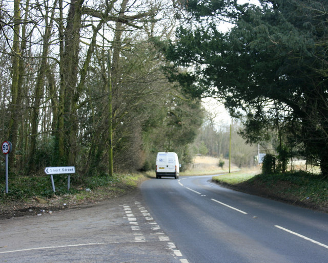 File:A3098 at the end of Short Street - Geograph - 1687761.jpg