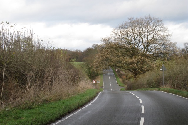 File:A dip in the B4115 - Geograph - 1597827.jpg