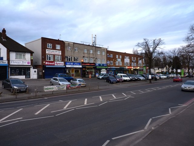 File:Parade of shops on the A4148 Broadway... (C) Richard Law - Geograph - 3370129.jpg