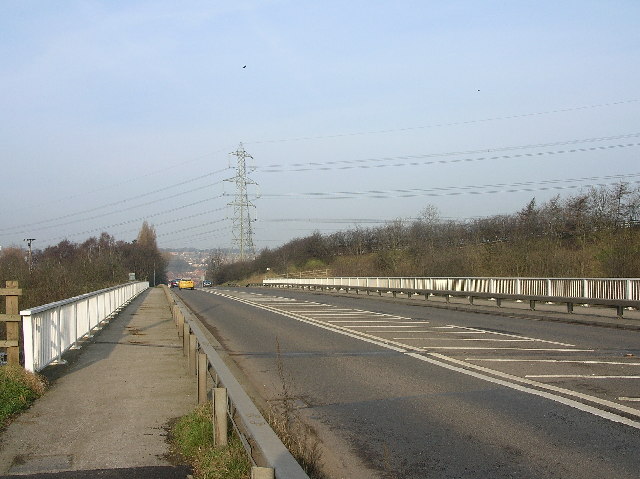 File:Pleasley Road crossing the MI south of Whiston - Geograph - 111201.jpg