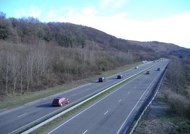 File:The A469, from Rhymney to Caerphilly - Geograph - 372484.jpg