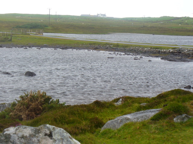 File:Causeway on Loch Druidibeg - Geograph - 2569050.jpg