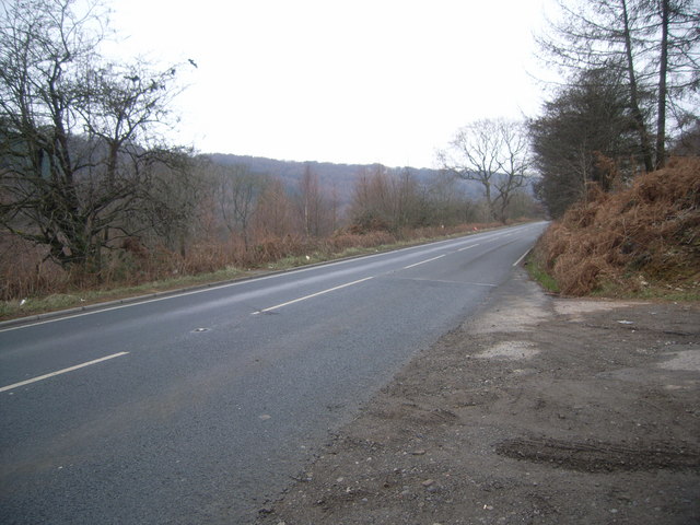 File:Looking along the A4046 - Geograph - 634039.jpg