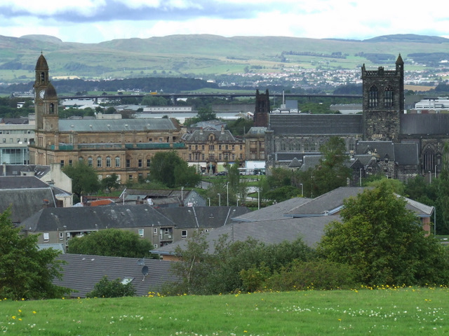 File:Paisley from Saucel Hill - Geograph - 2514689.jpg