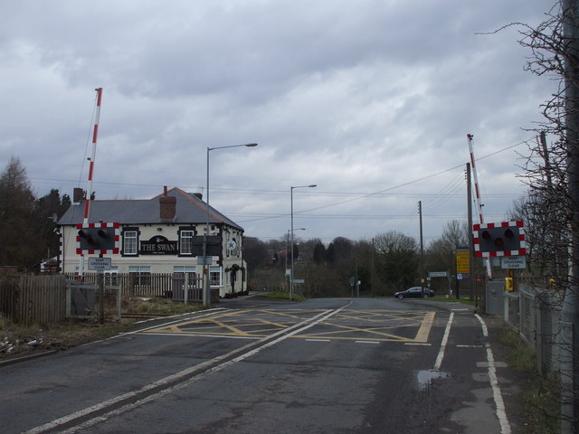 File:Level crossing on the A1068, Choppington - Geograph - 1790550.jpg