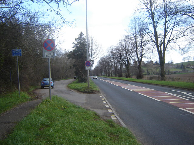 File:Roman Road - A48 - with lay-by - Geograph - 360301.jpg