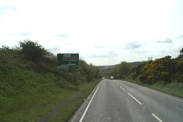 File:New course for the A391 - Geograph - 170338.jpg