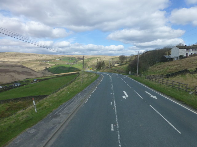 File:The A62 at Little Nab End - Geograph - 3926432.jpg