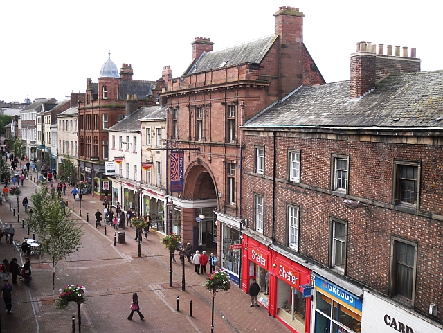 File:Scotch Street seen from above (C) Rose and Trev Clough - Geograph - 2646558.jpg