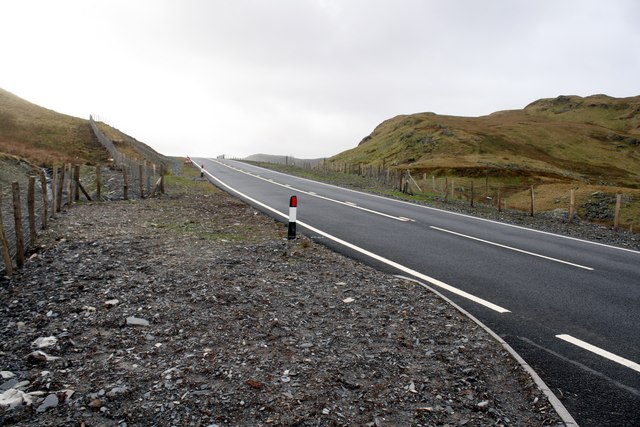 File:The A470 towards Blaenau Ffestiniog - Geograph - 1137600.jpg