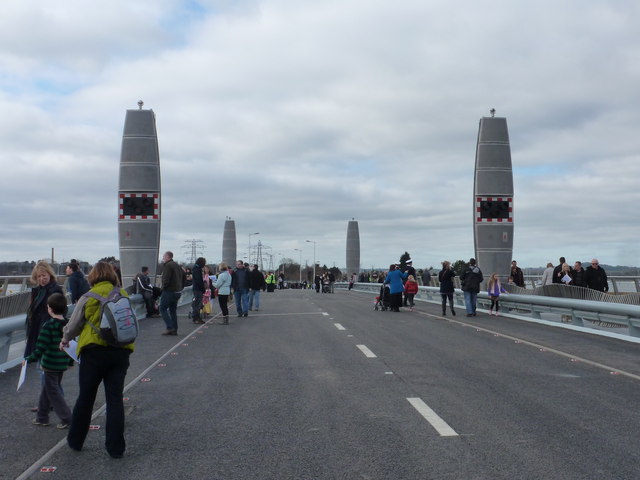 File:Poole- opening day of the Twin Sails Bridge.jpg