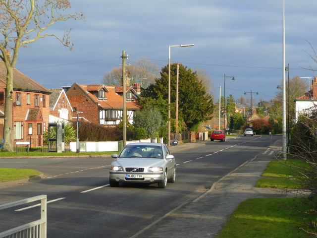 File:Gainsborough Road, A159, Scotter - Geograph - 1129886.jpg