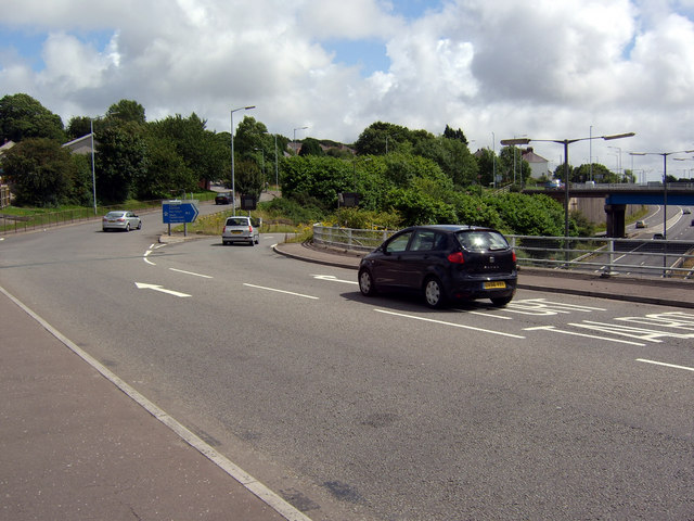 File:Junction 44 of the M4 - Geograph - 905586.jpg