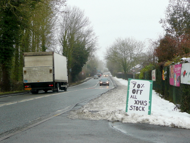 File:A435 north of Mappleborough Green - Geograph - 1663080.jpg